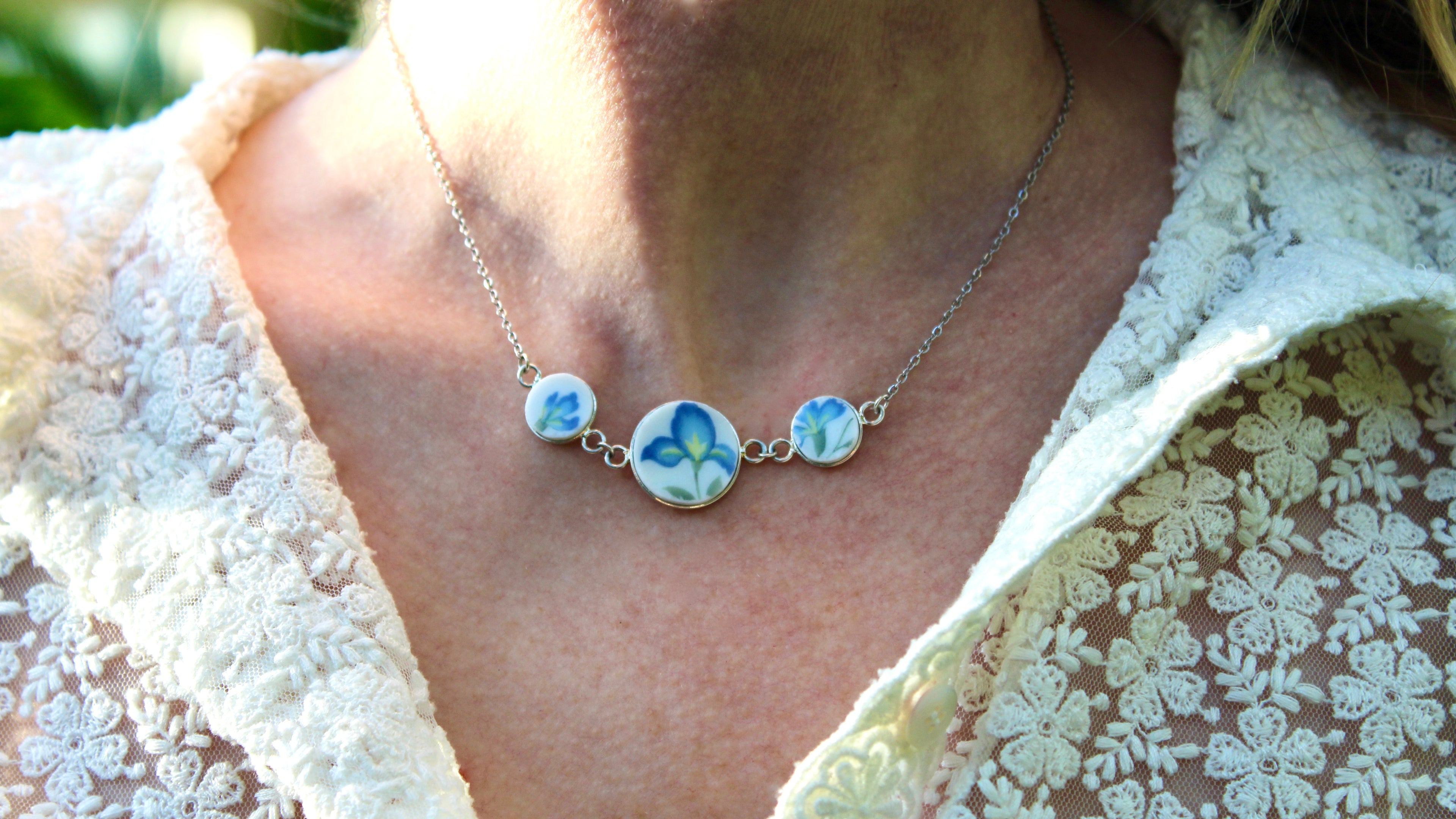 Collier d'exception Le Jardin d'Iris